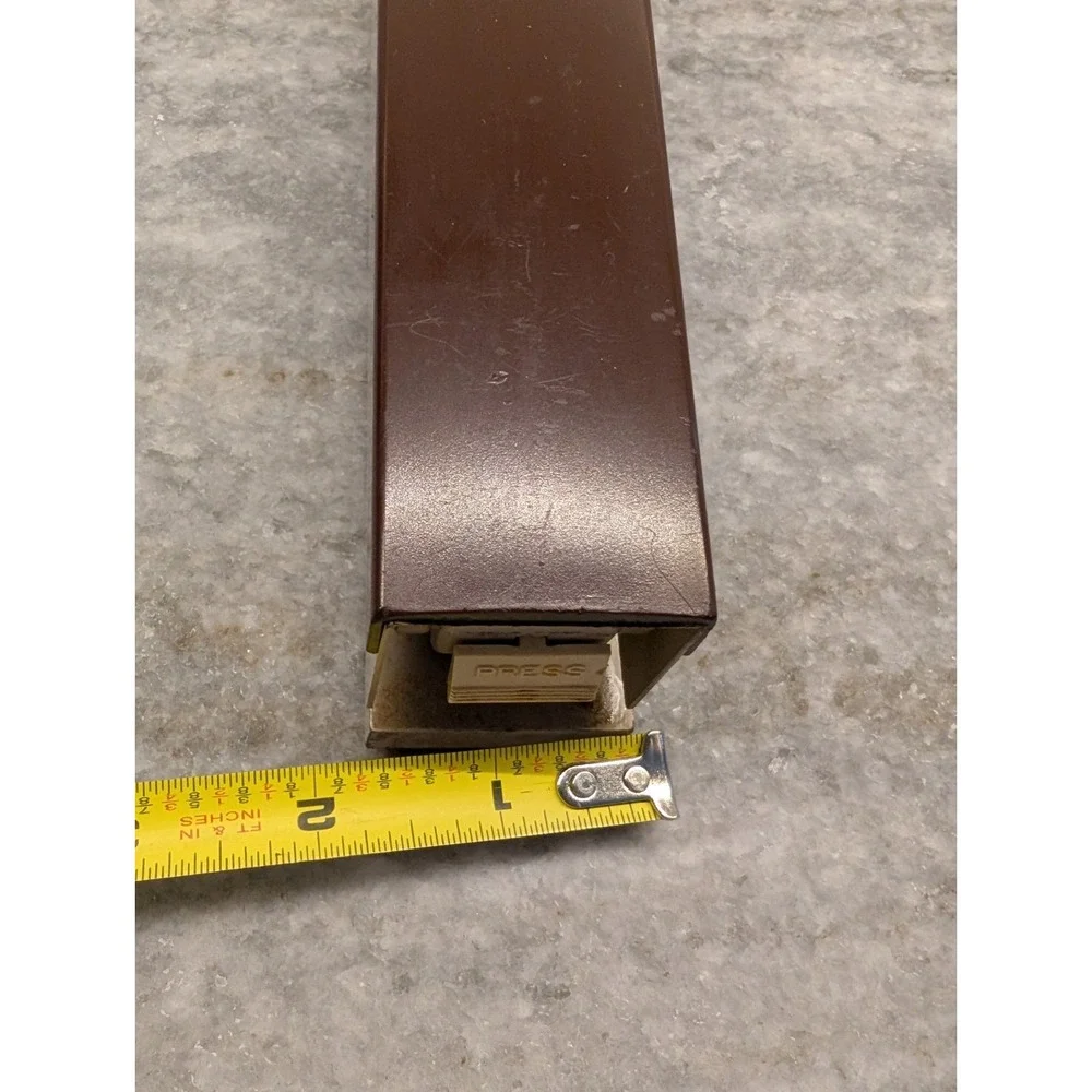 Vtg. Stapler ACCO 30 Brown Beige Metal 7